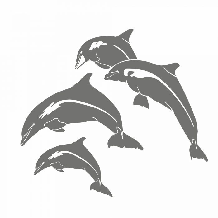 delfine Wohnmobil Aufkleber links
