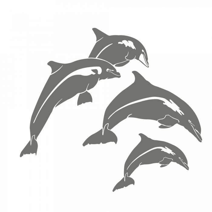 delfine aufkleber wohnmobil 60 x 55 cm farbe und richtung wählbar.