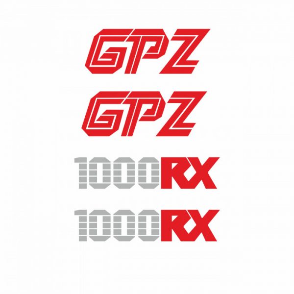 kawasaki gpz 1000rx bj 1986 1988 passender aufkleber sticker motorrad