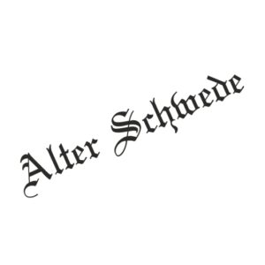 Alter Schwede Schriftzug Aufkleber