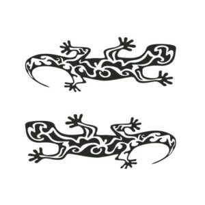 Echse Gecko Salamander Aufkleber