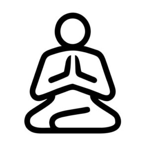 Buddha Meditation Buddhismus Achtsamkeit Sticker