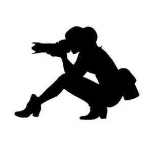 Fotografin Fotografie Aufkleber