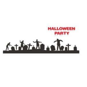Halloween Grusel Aufkleber Party Sticker