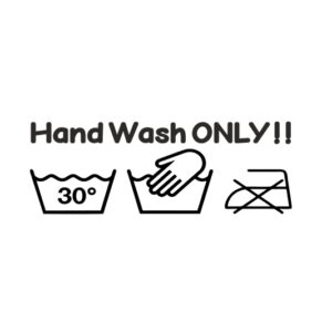Hand Wash Only Aufkleber