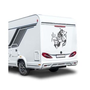 Wild Animals Wilde Tiere Aufkleber