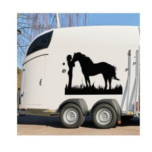 Pferdeanhänger Aufkleber - Mandy