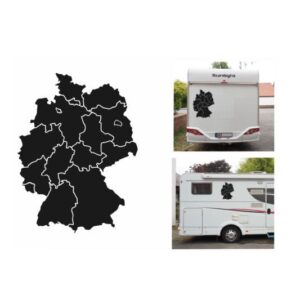 Deutschlandkarte Wohnmobil Aufkleber Viele Größen und Farben