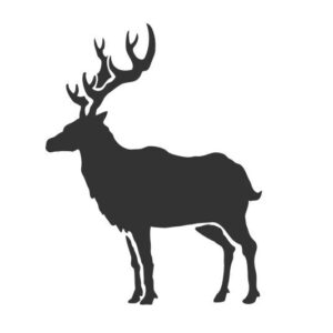 Hirsch Aufkleber