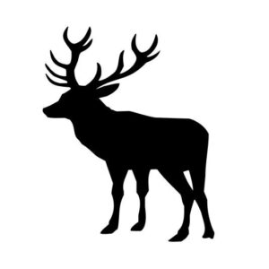 Hirsch Aufkleber