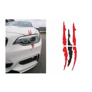 Kratzer Krallen Aufkleber Sticker cool Design