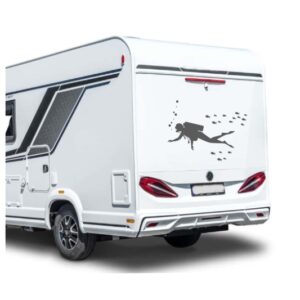 Taucher Wohnmobil Aufkleber viele Größen und Farben