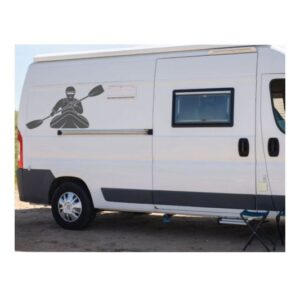 Kajak Kanuten Aufkleber 50 x30 cm