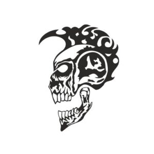 Iro Skull Totenkopf Aufkleber Sticker