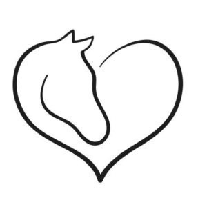 Love Pferd Aufkleber Fahrzeug Anhaenger