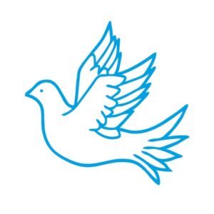 Aufkleber Taube Frieden Peace