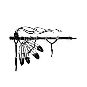 Friedenspfeife Indianer Aufkleber