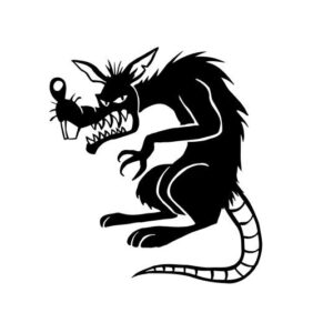 Bad Rat Ratte Aufkleber