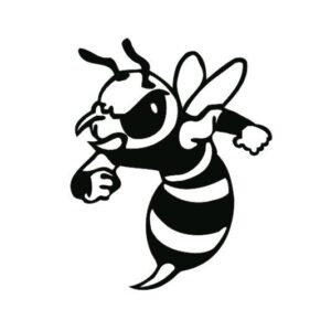 Wespe Hornet Aufkleber