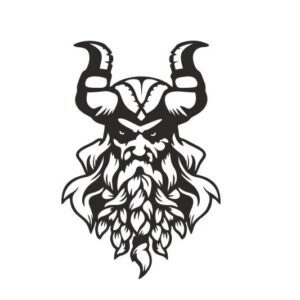 Aufkleber Viking Wikinger 30 x 20 cm
