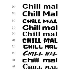 Chill Mal ! Aufkleber