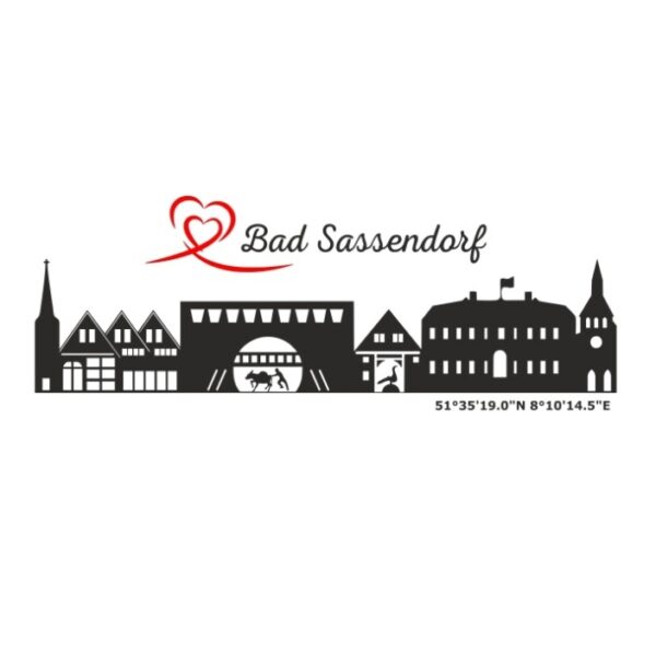 Wohnmobil Aufkleber Skyline Bad Sassendorf Neuheit Exklusiv