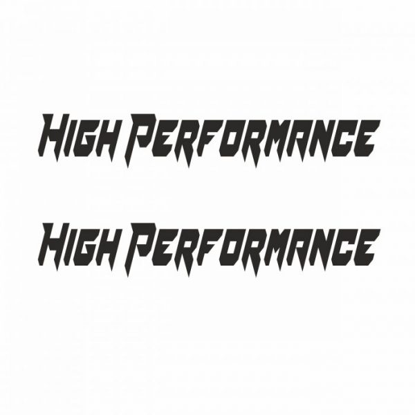 high performance aufkleber