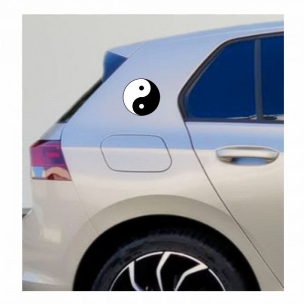 yin und yang symbol taijitu sticker