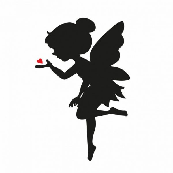 liebe fee herz aufkleber sticker