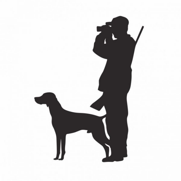 jaeger mit hund jagt auto aufkleber sticker viele farben