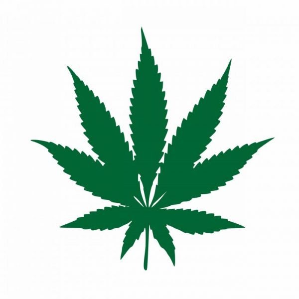 marihuana hanf weed aufkleber sticker
