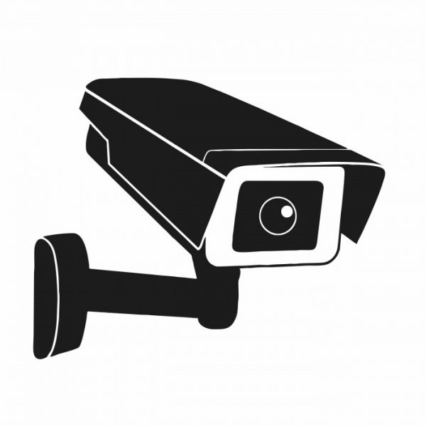 Überwachungskamera sicherheit aufkleber