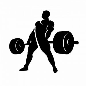 aufkleber gewichtheben