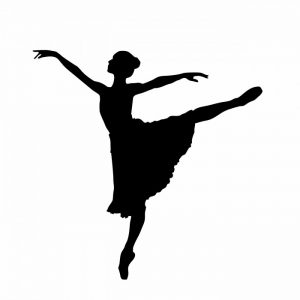 tanzen ballett sticker aufkleber 20 x 20 cm viele farben