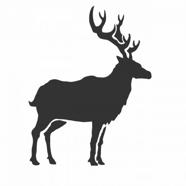 aufkleber hirsch design