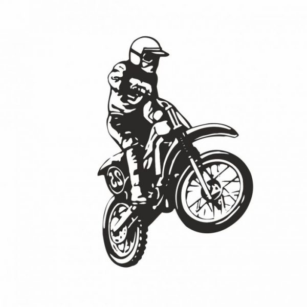 aufkleber fuer anhaenger enduro cross aufkleber motorrad bike