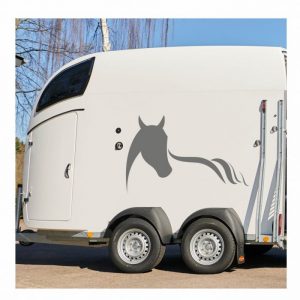 pferdeanhaenger pferd silhouette aufkleber viele größen und farben