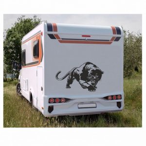 black panther design aufkleber