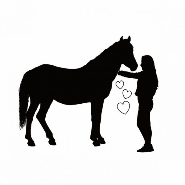 aufkleberpferdeliebe fuer pferdeanhaenger love horse