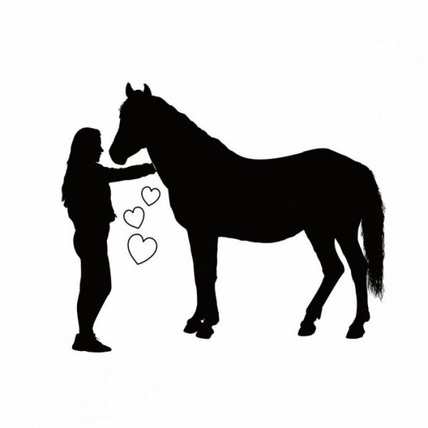 aufkleberpferdeliebe fuer pferdeanhaenger love horse