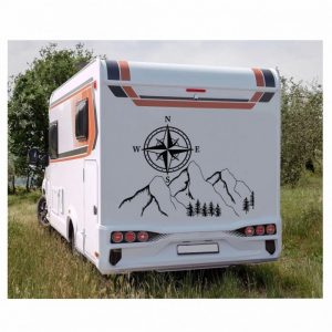 berge kompass wohnmobil aufkleber viele größen und farben