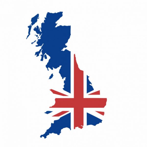 uk großbritannien silhouette aufkleber 2 farbig karte 60 bis 170cm