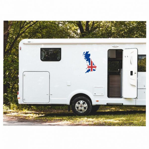 uk großbritannien silhouette aufkleber 2 farbig karte 60 bis 170cm