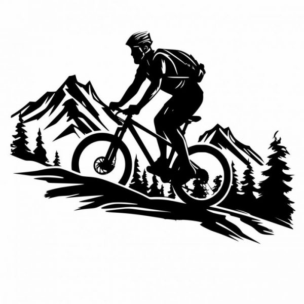 mountainbike bergelust aufkleber wohnmobil exklusiv