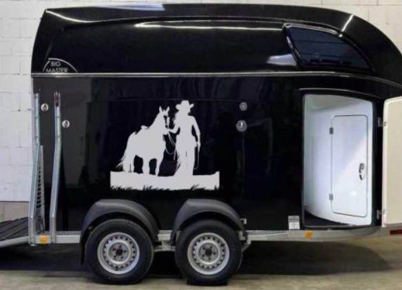 Pferdeanhänger,Pferde Aufkleber,Anhänger Beschriftung,Pferdeanhängerbeschriftung,Werbebeschriftung Anhänger,Reitsport Aufkleber,Pferdesport