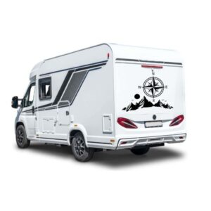 Berge Kompass Wohnmobil Aufkleber Viele Größen und Farben
