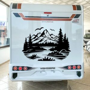Berge Wohnmobil Aufkleber