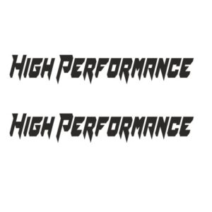 High Performance Aufkleber