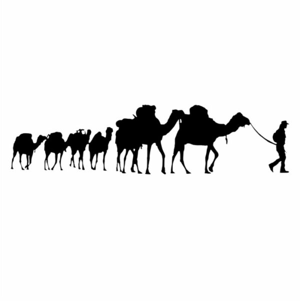 Karawane Kamele Ägypten Aufkleber für Wohnmobil – Bild 3