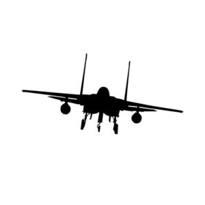 Aufkleber Kampfjet Flugzeug